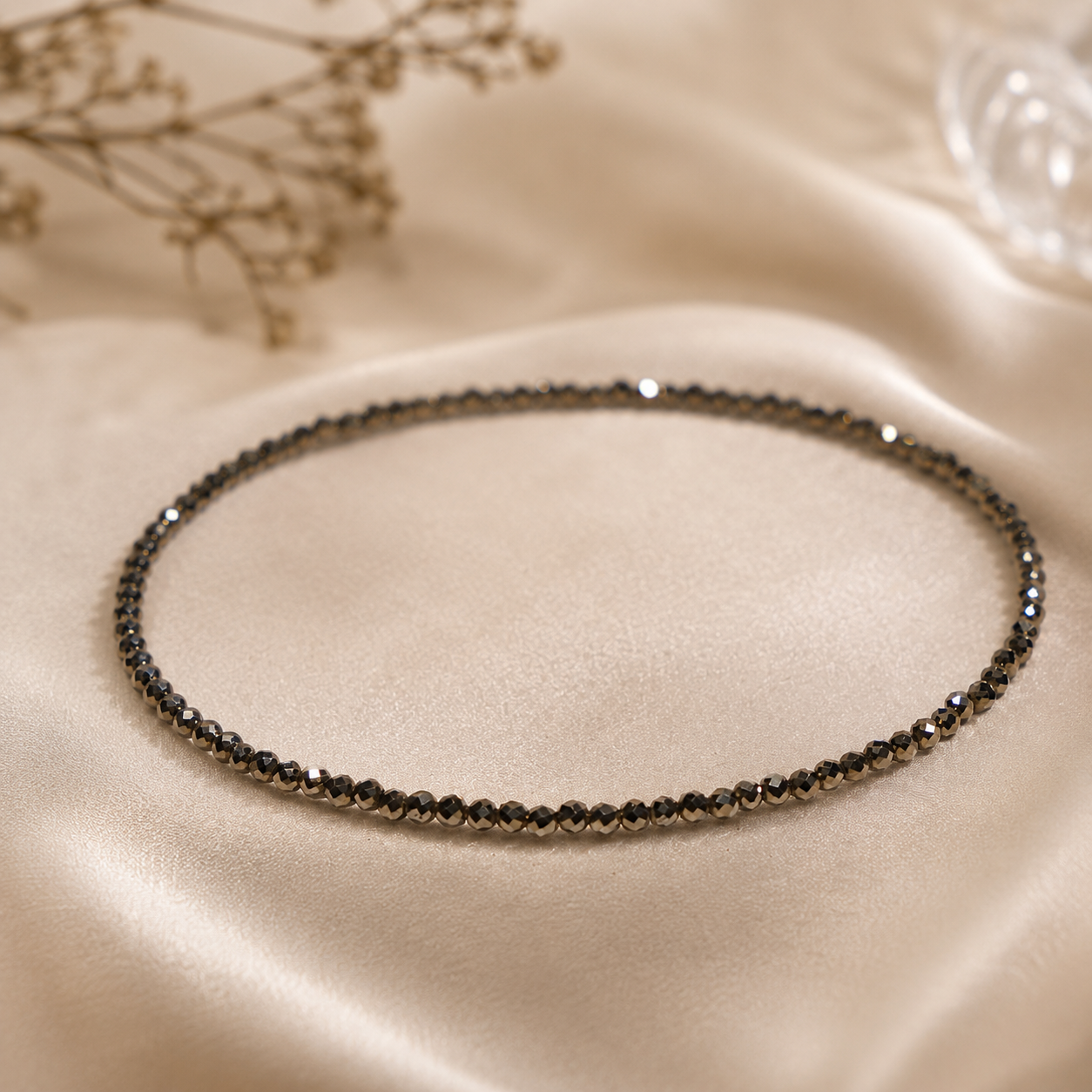 Natural Pyrite Anklet