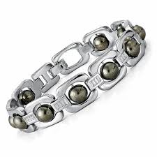 Metal Raw Pyrite Bracelet