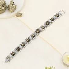 Metal Raw Pyrite Bracelet