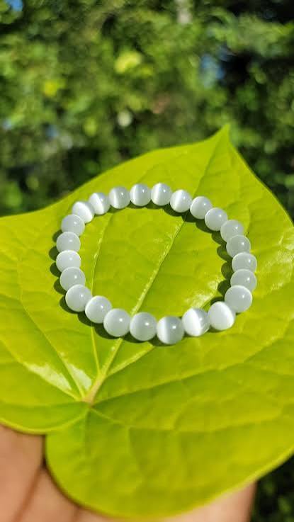 Selenite Beads Bracelet