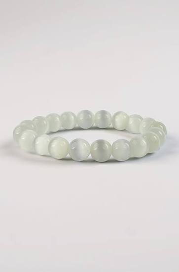 Selenite Beads Bracelet
